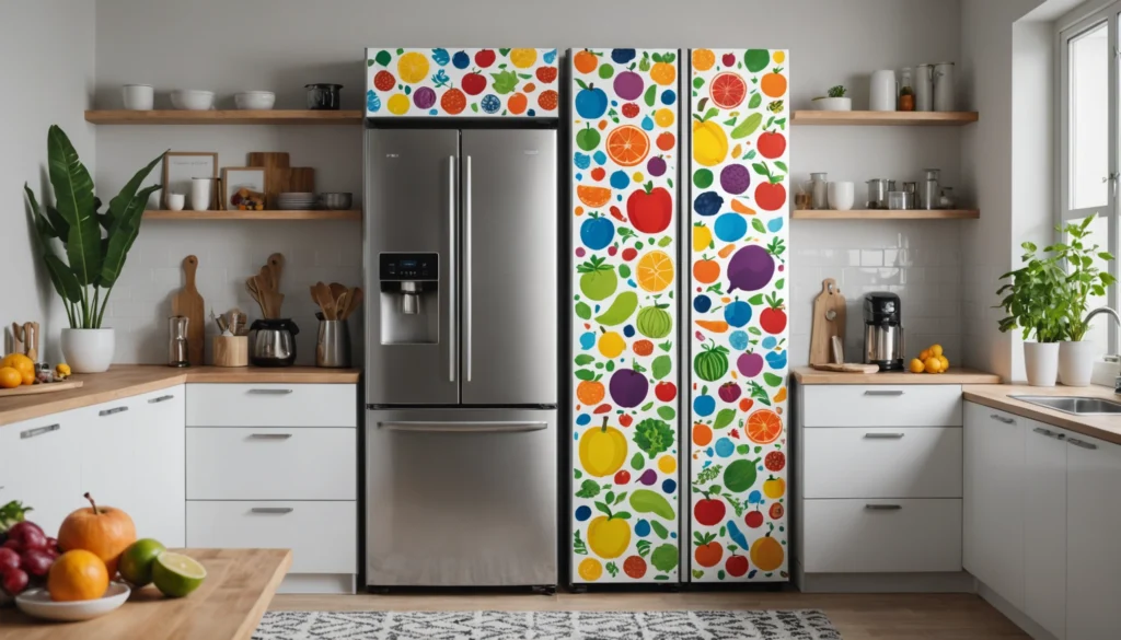 sticker magnetique pour frigo